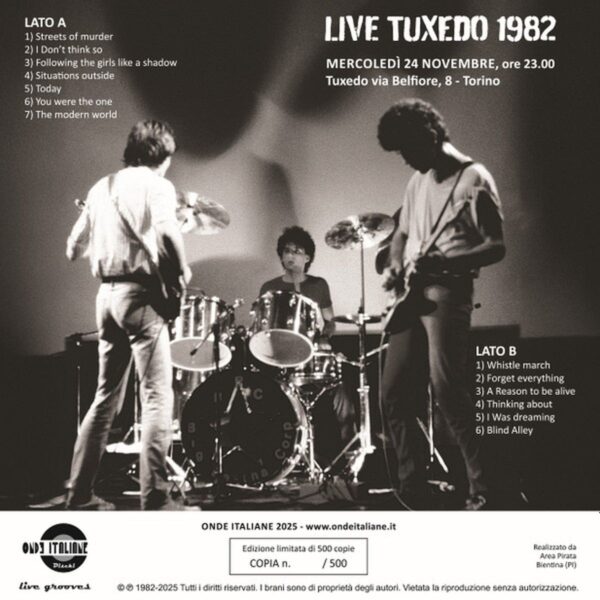 Blind Alley – Live Tuxedo 1982 - Image 2